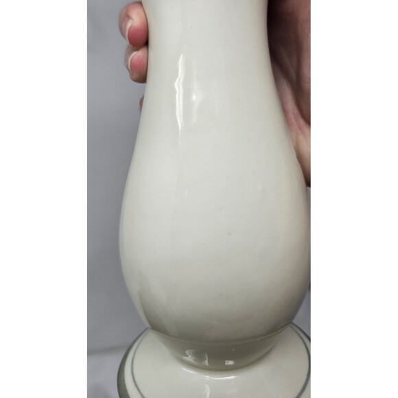 Vintage Schaubach Kunst Floral Tapered Hand Painted Vase Germany 8" Excellent - Picture 4 of 16